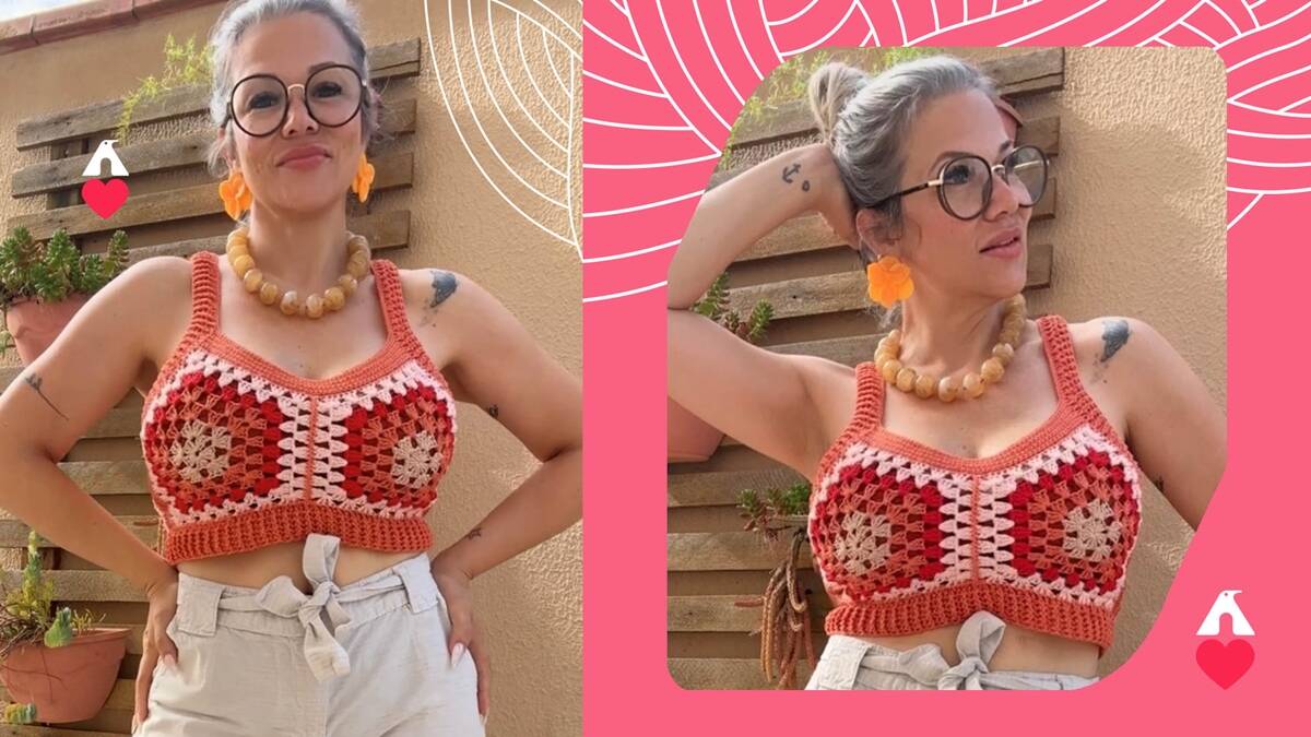 Cropped de Crochê Berta: Aprenda a Fazer o Seu!