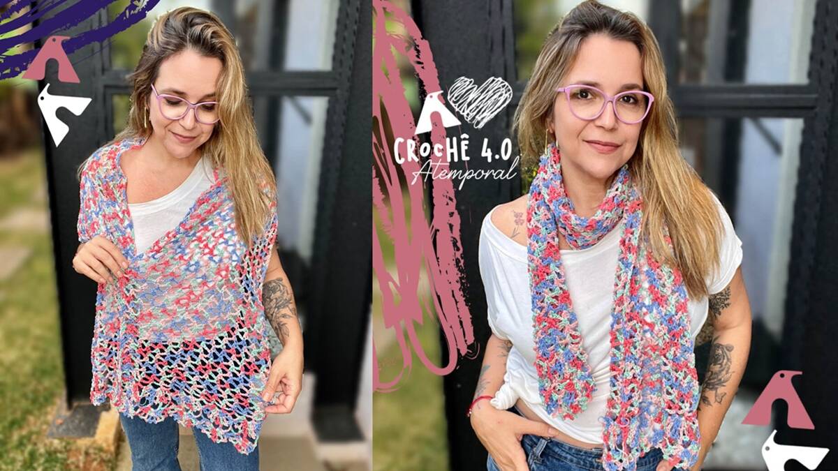 Echarpe Sucesso em Crochê: Aprenda a Fazer a Sua!