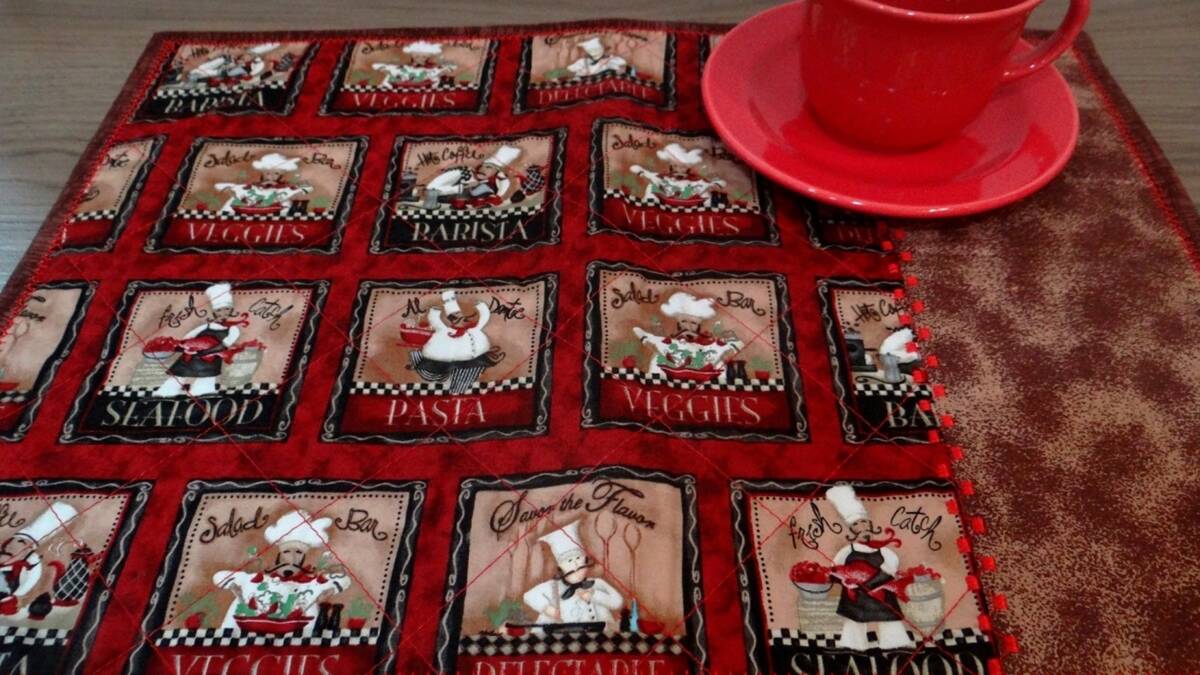 Jogo Americano em Patchwork de Cozinheiro: Guia Completo!