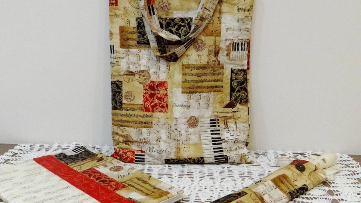 Kit Música em Patchwork: Aprenda a Fazer Esses Acessórios!