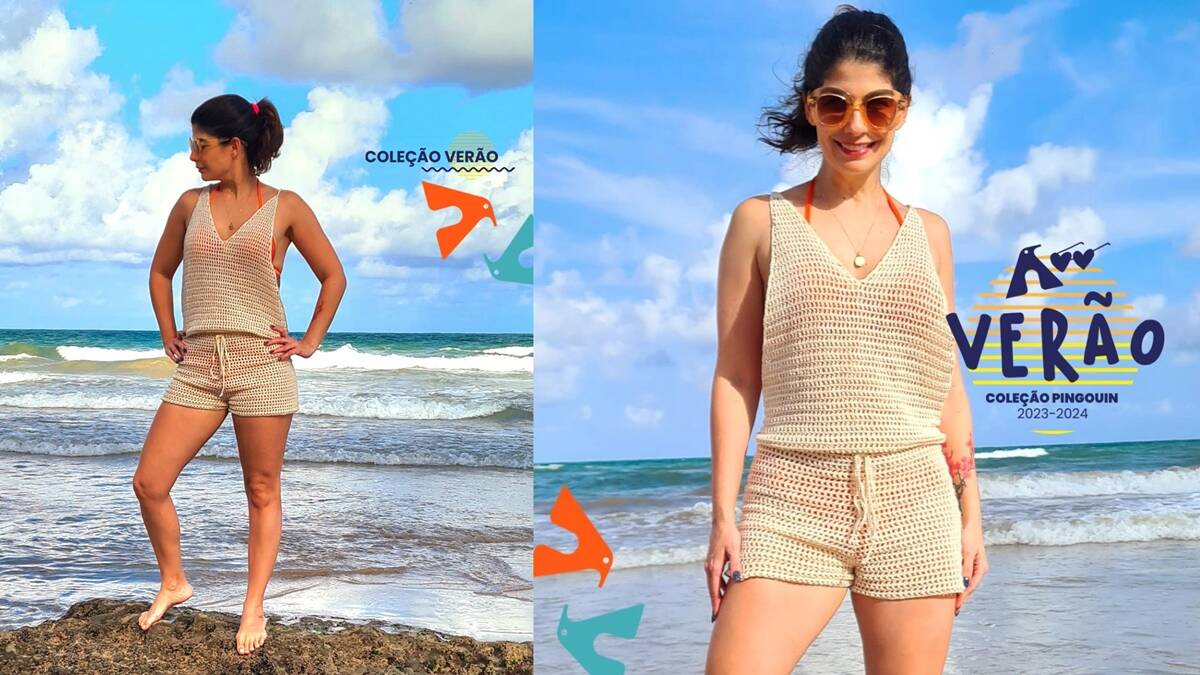Macaquinho em Crochê: Uma Peça Linda para o Verão!