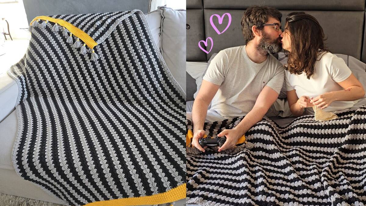 Mantas de Crochê: Deixe Seu Sofa Ainda Mais Aconchegante!