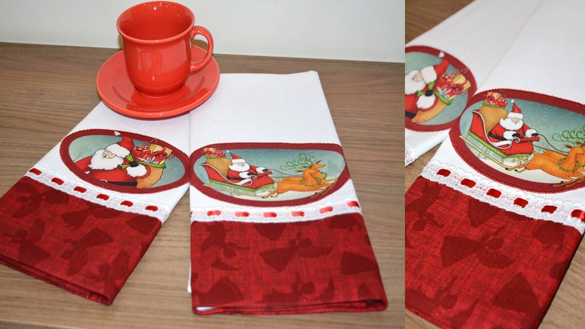 Panos de Pratos Natalinos em Patchwork: Como Fazer os Seus?