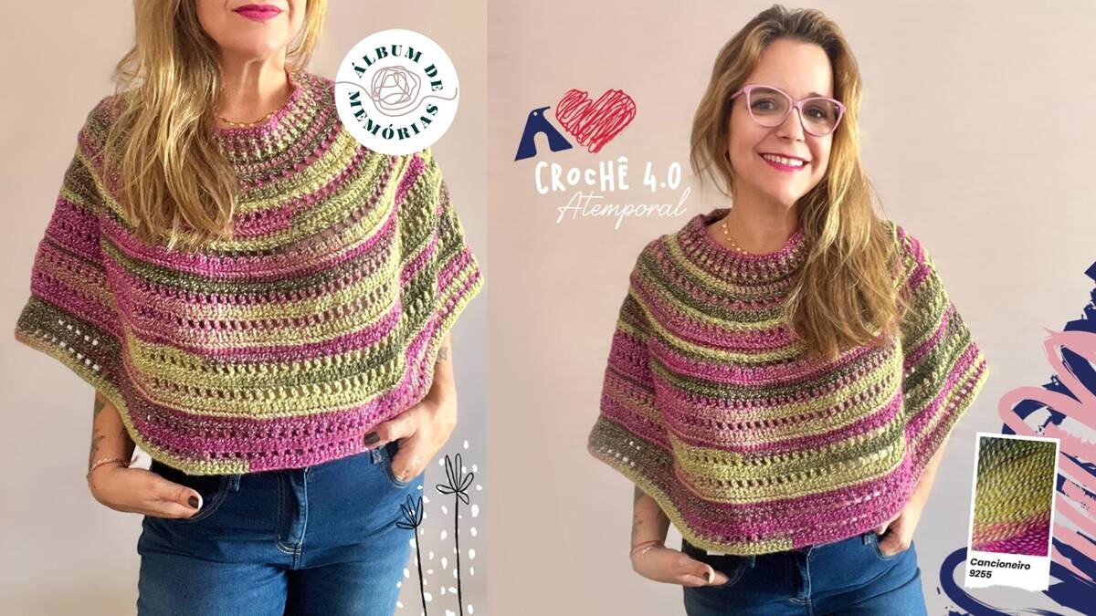 Pelerine Serenata em Crochê: Aprenda a Fazer a Sua!