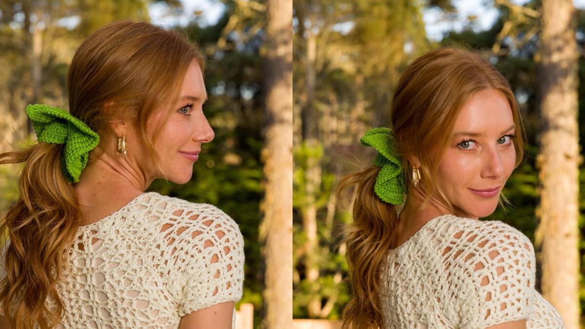Elástico de Cabelo de Crochê: Faça o Seu!