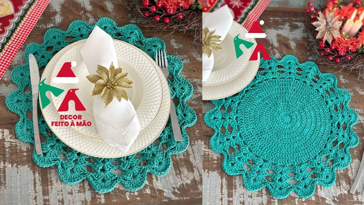 Sousplat em Crochê: Uma Peça Linda e Fácil de Vender!