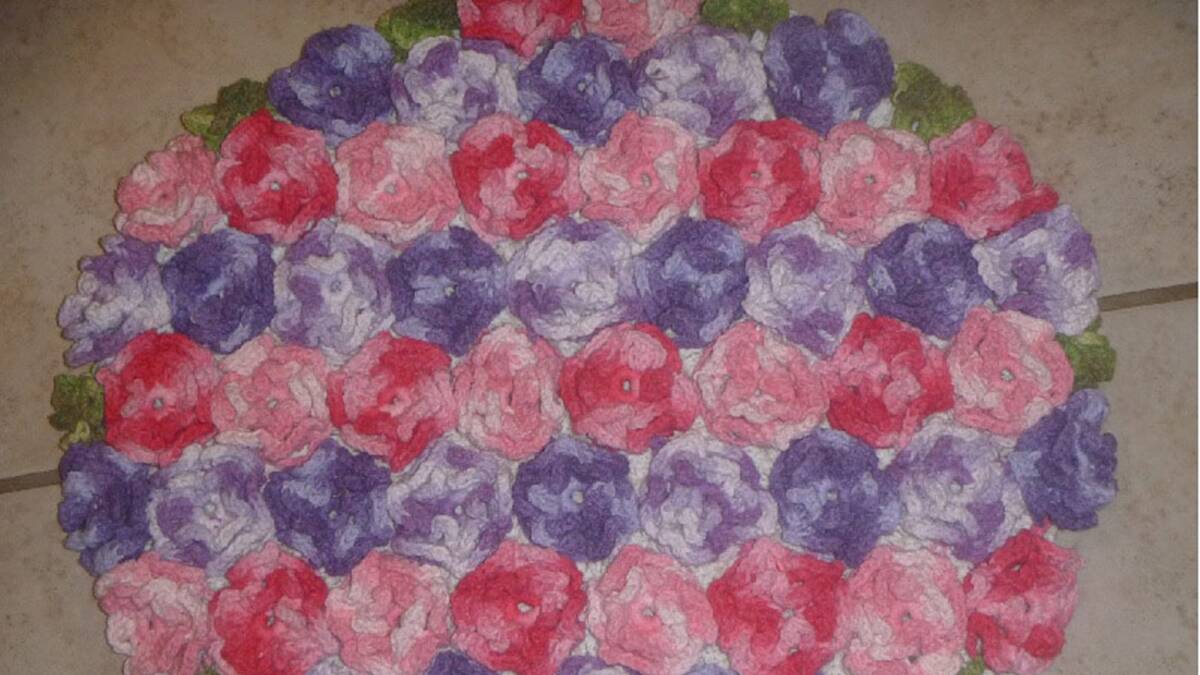 Tapete de Crochê Primavera: Uma Linda Obra de Arte!
