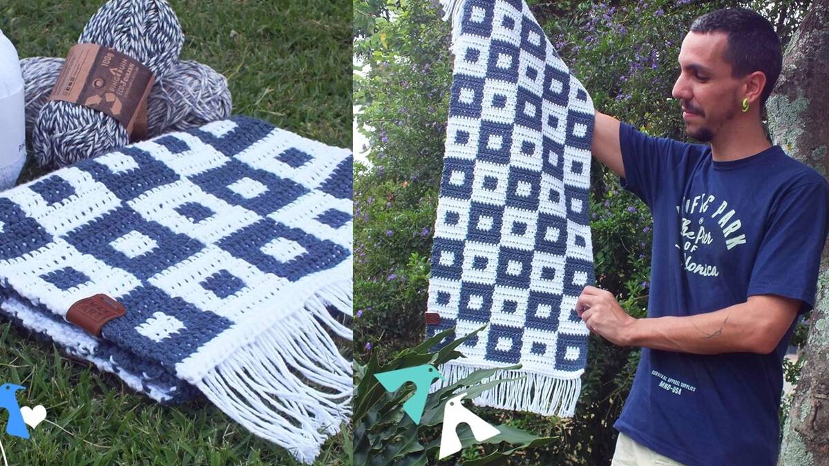 Tapete de Crochê Squares: Aprenda a Fazer o Seu!