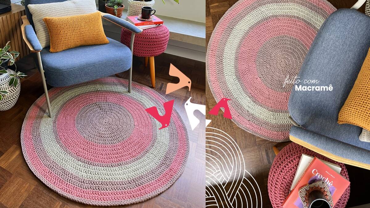 Tapete Redondo de Crochê: Decore Sua Casa com Crochê!