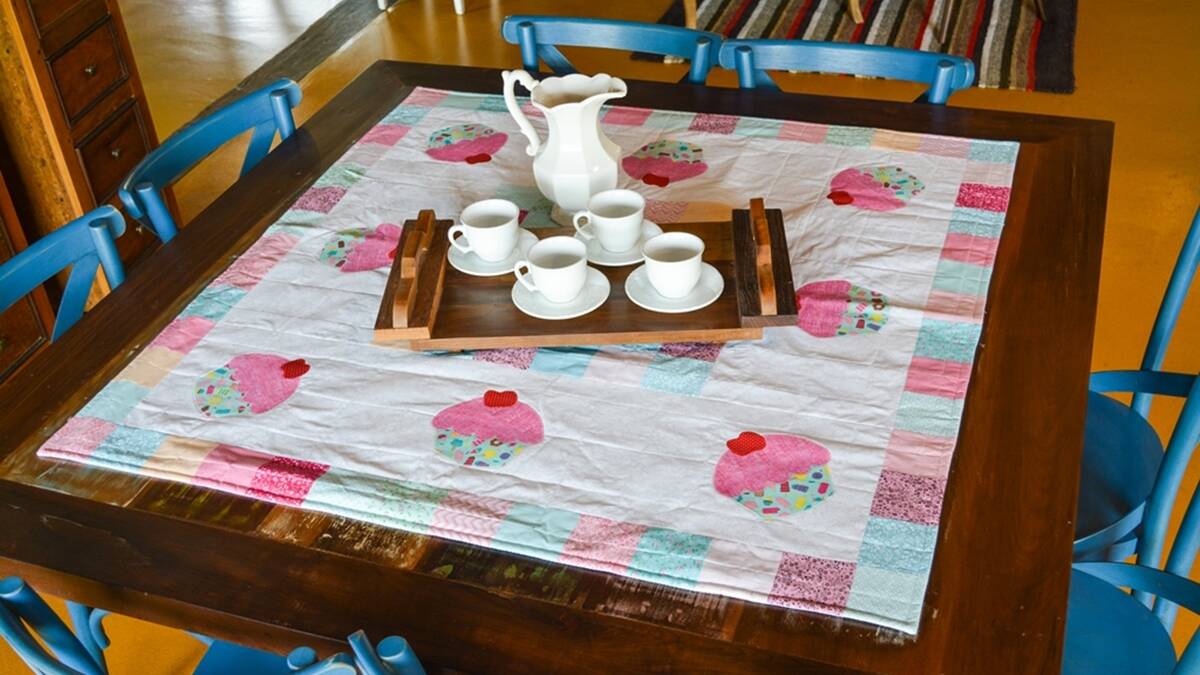 Toalha de Mesa Cupcake em Patchwork: Como Fazer a Sua?