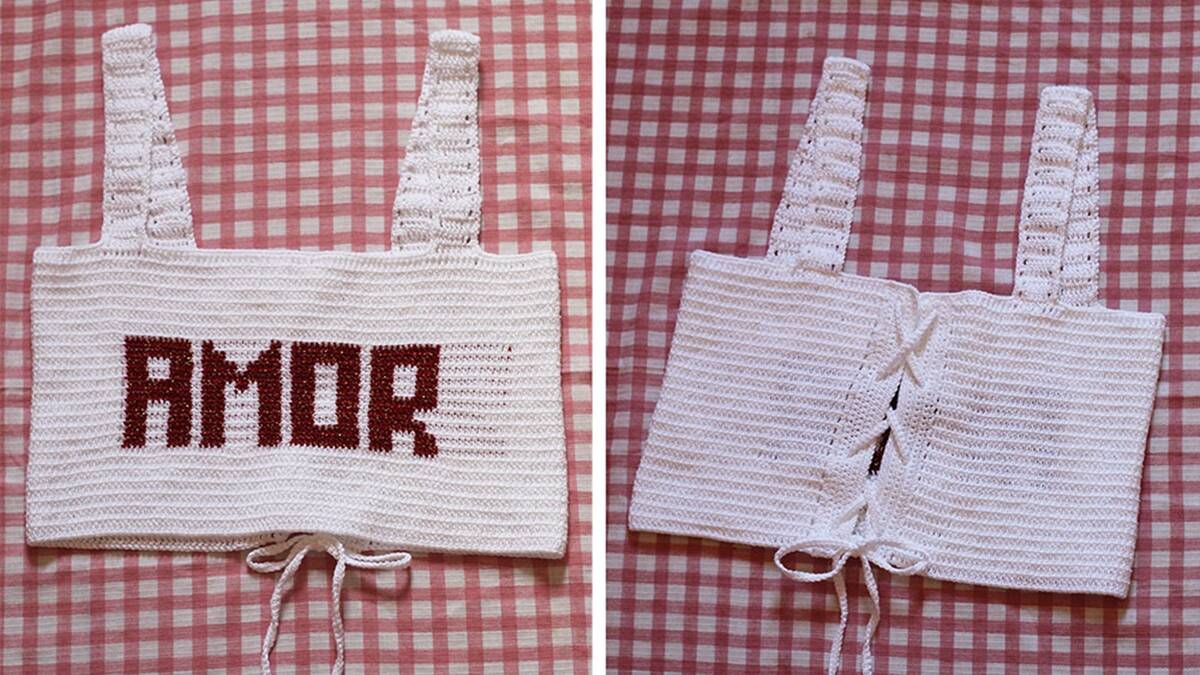 Top de Crochê Amor: Aprenda a Fazer o Seu Lindo Top!