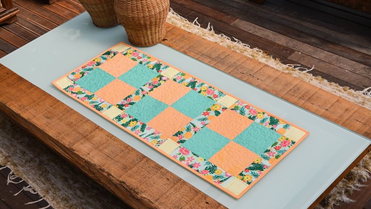 Trilho Abacaxi Tropical em Patchwork: Como Fazer o Seu?
