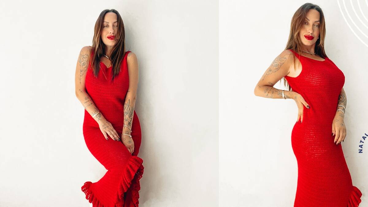 Vestido de Crochê Vermelho para o Natal: Aprenda a Fazer o Seu!