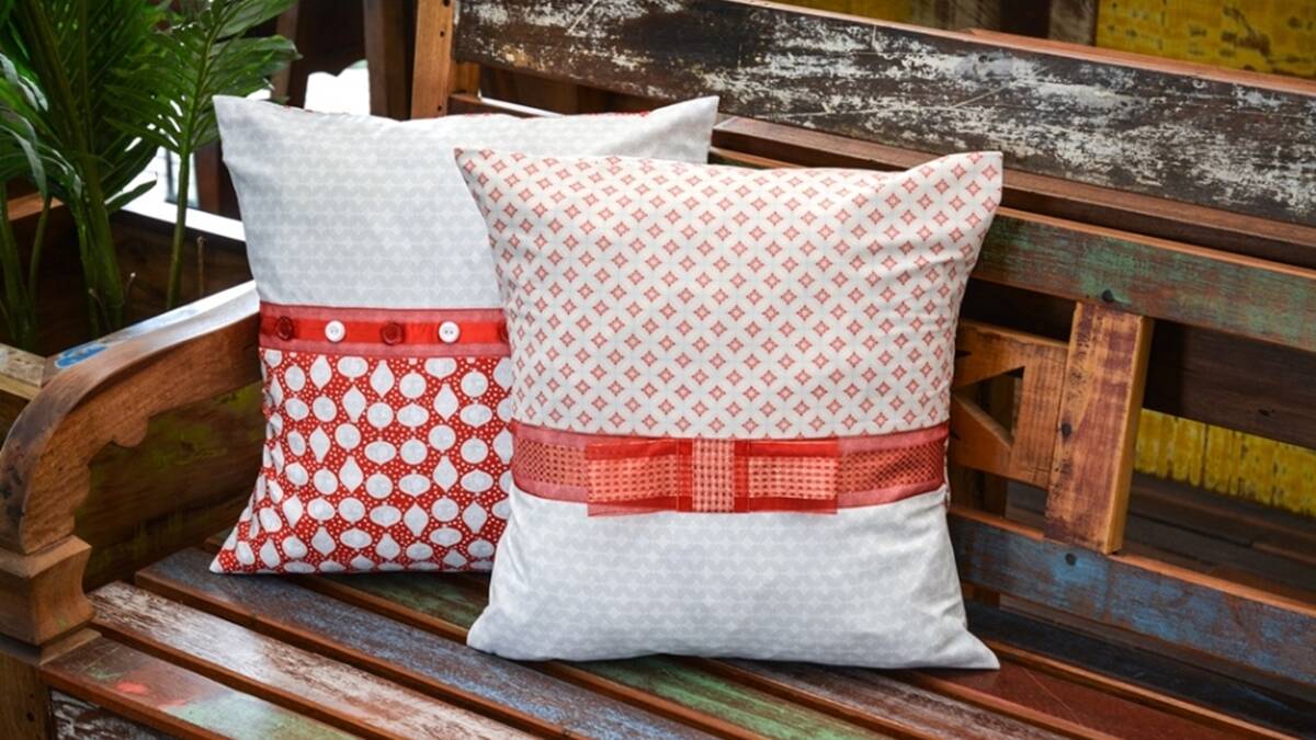 Almofadas de Natal em Patchwork: Use Almofadas para Decorar!