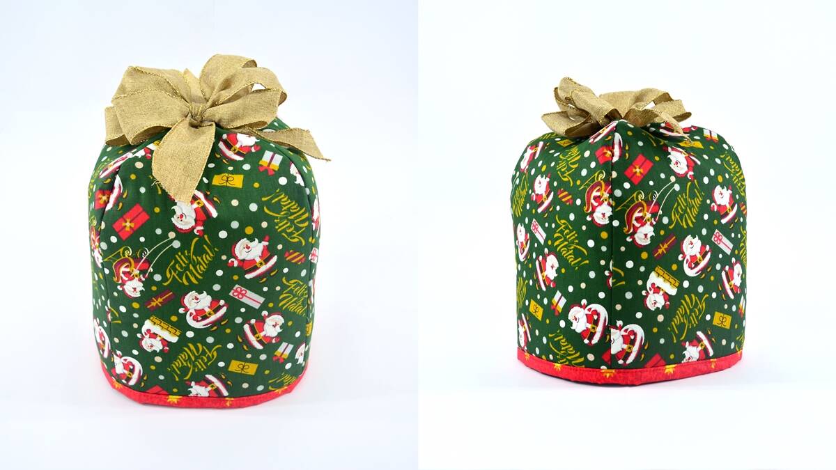Cobre Panetone em Patchwork: Aprenda a Fazer o Seu!