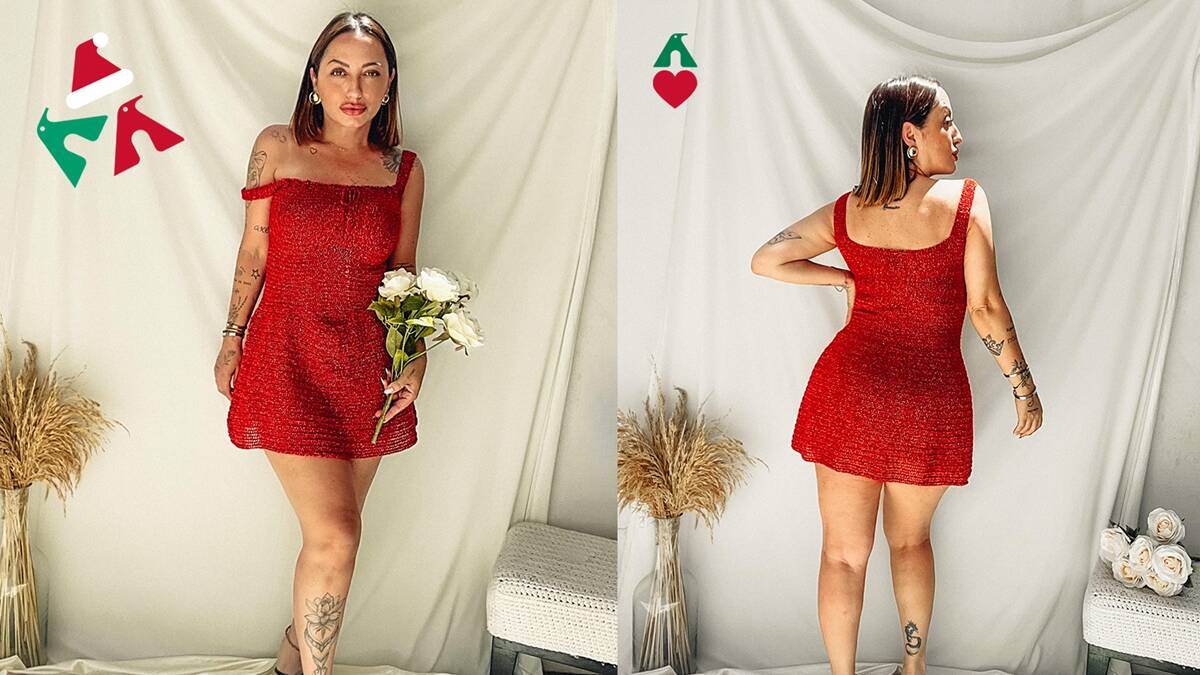 Vestido em Crochê Star Vermelho: Aprenda a Fazer o Seu!