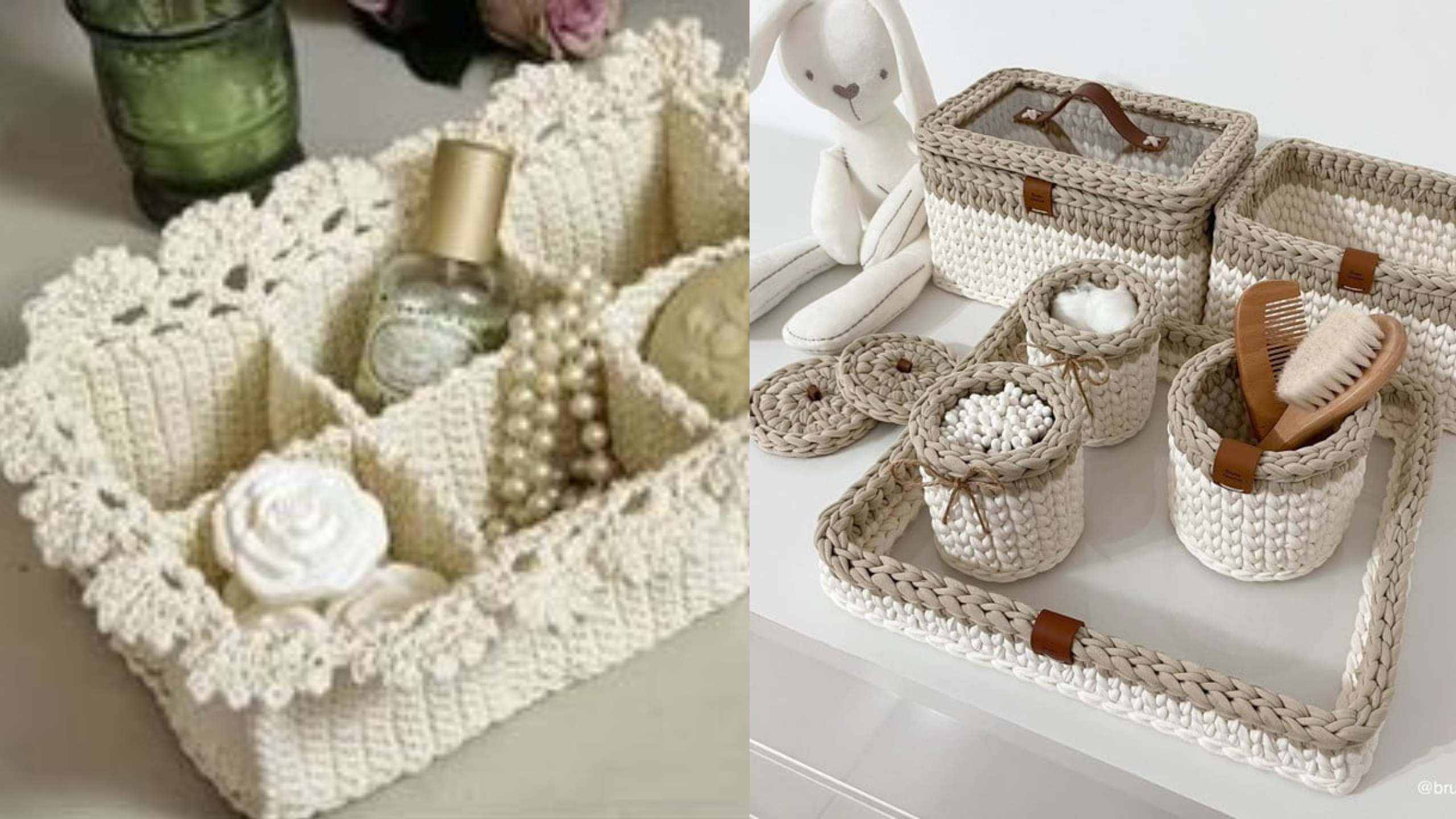 Crochê Upcycling: Transforme Caixas Organizadoras em uma Bela Arte Moderna com Reciclagem