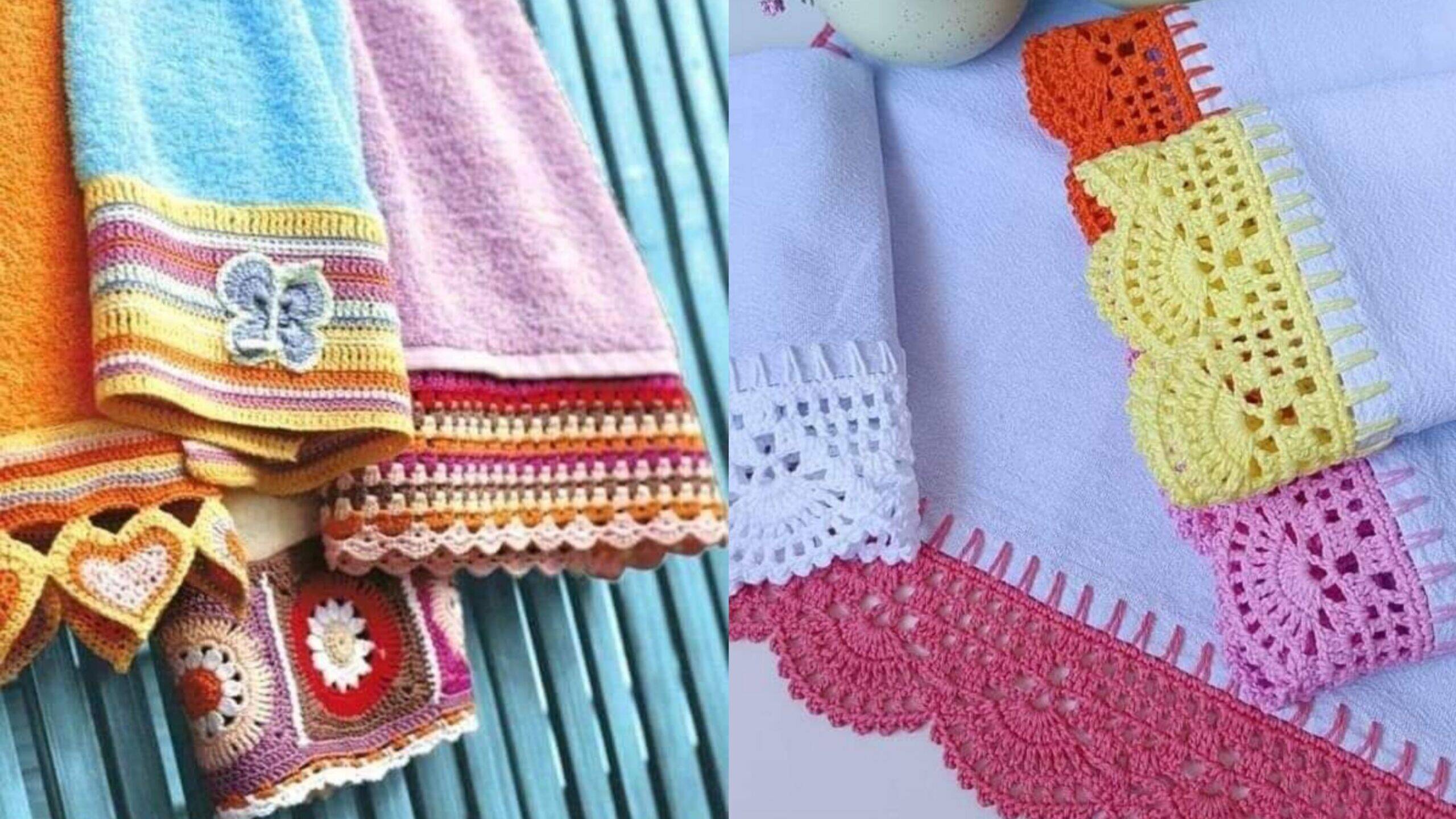 Barradinhos de Crochê para Panos de Prato: Detalhes Encantadores que Elevam o Seu Lar