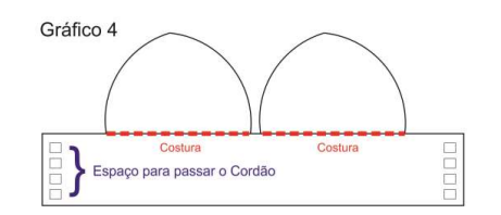 cropped de crochê