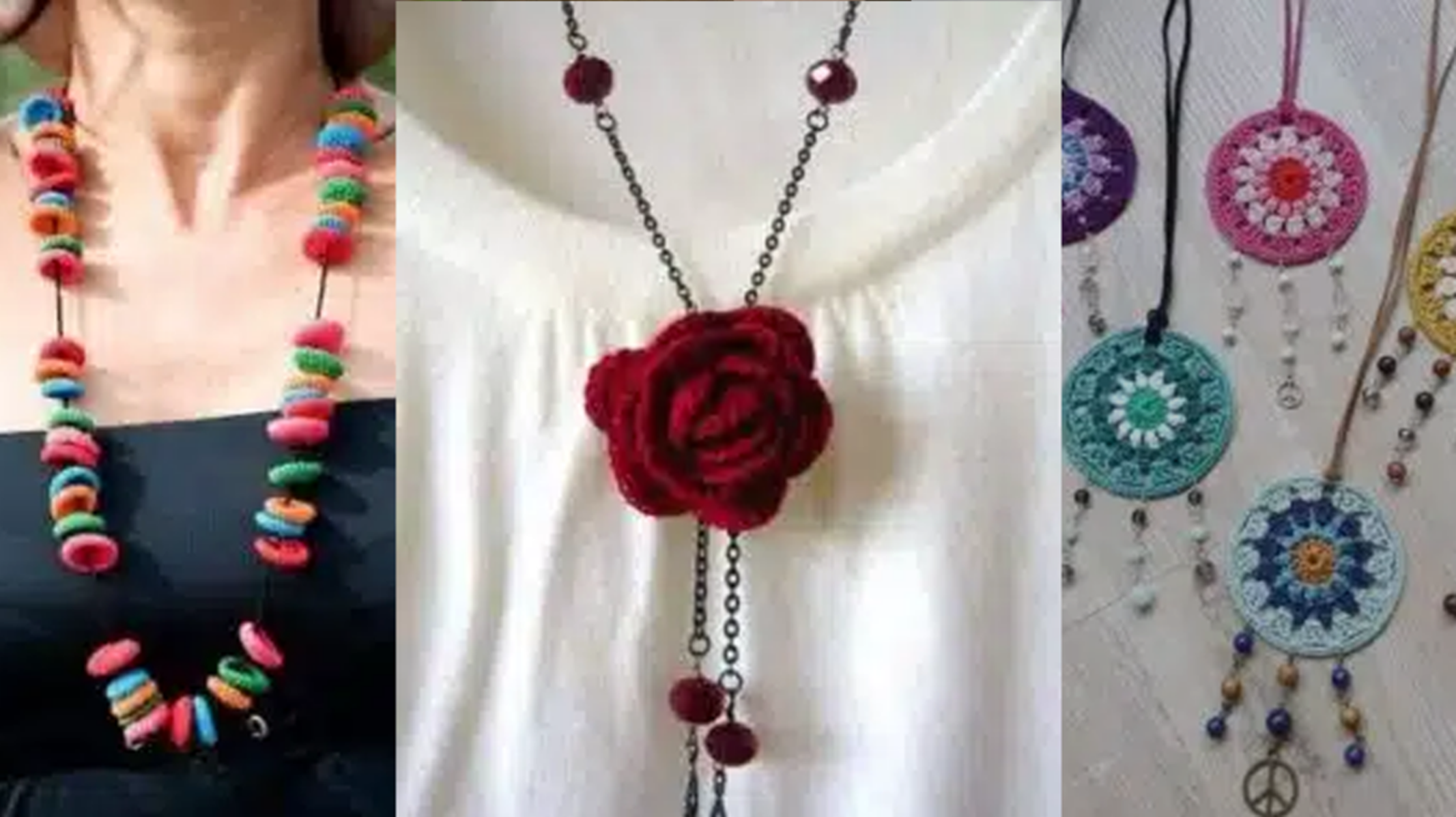 Ideias de Crochê Criativo: Bijuteria Artesanal – Ideias Lindas e Inspiradoras