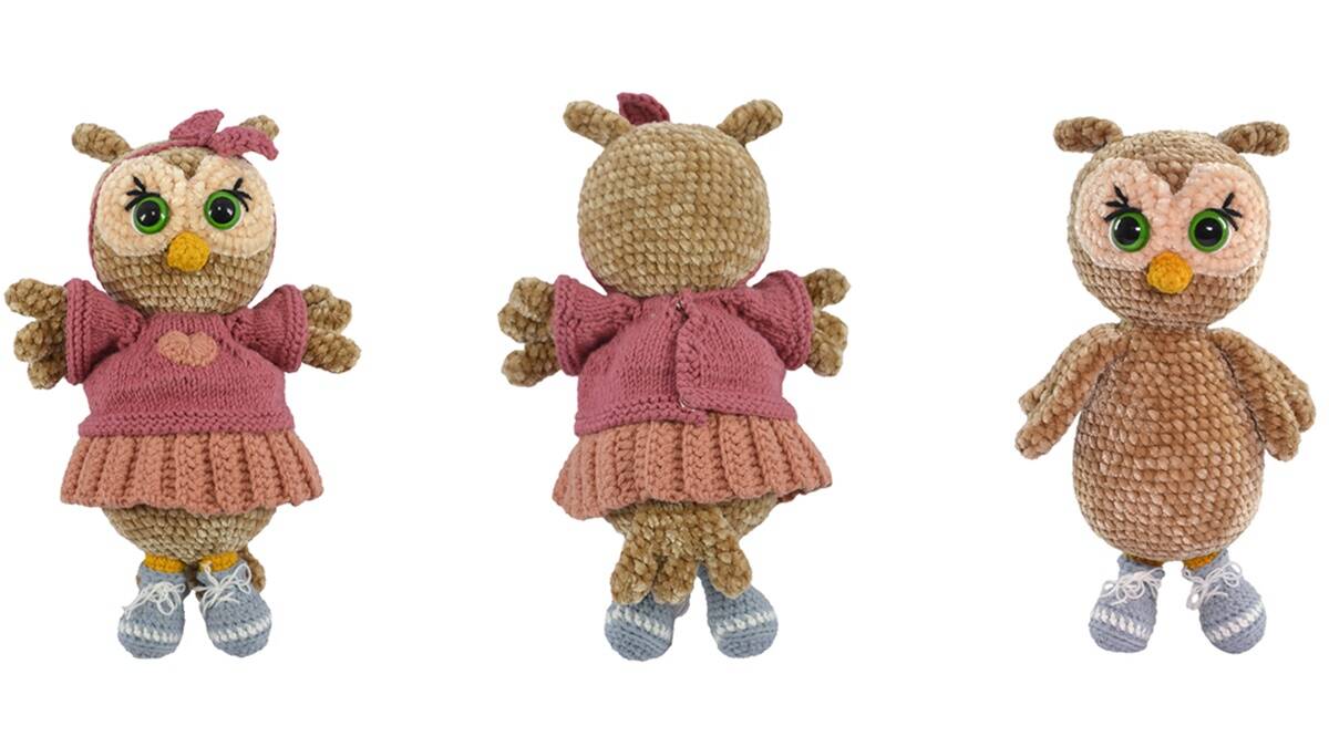 Amigurumi da Coruja Bella: Uma Boneca Fofa e Charmosa!
