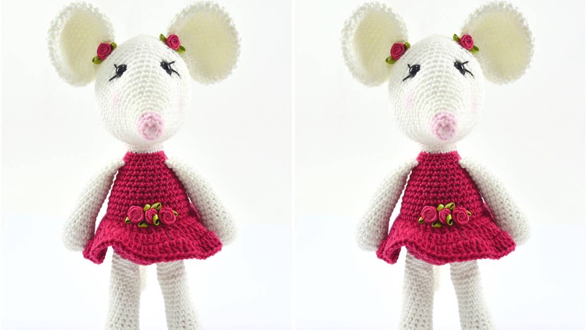 Amigurumi da Ratinha Mel: Uma Amiga Cheia de Charme!