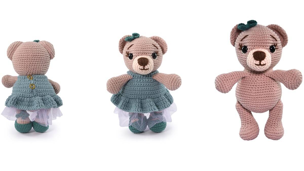 Amigurumi de Ursa Bailarina: Um Projeto Diferente e Especial!