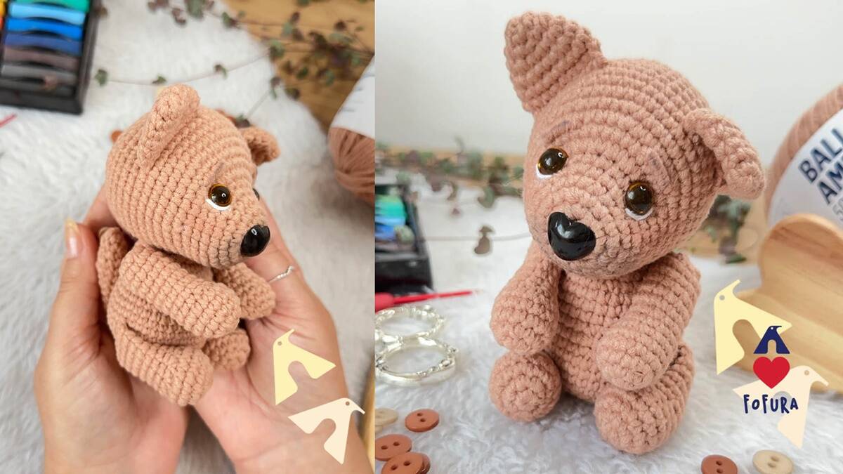 Amigurumi do Cachorro Caramelo: Como Fazer o Seu?