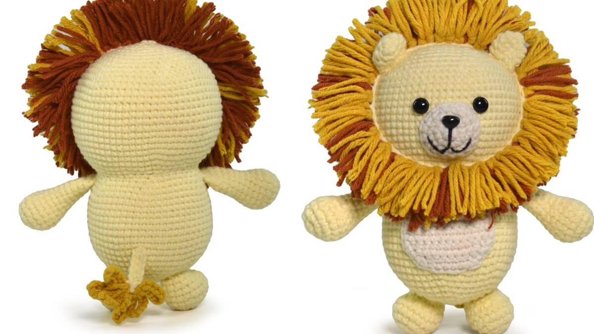 Amigurumi do Leãozinho: O Rei da Selva em Pontos de Crochê!