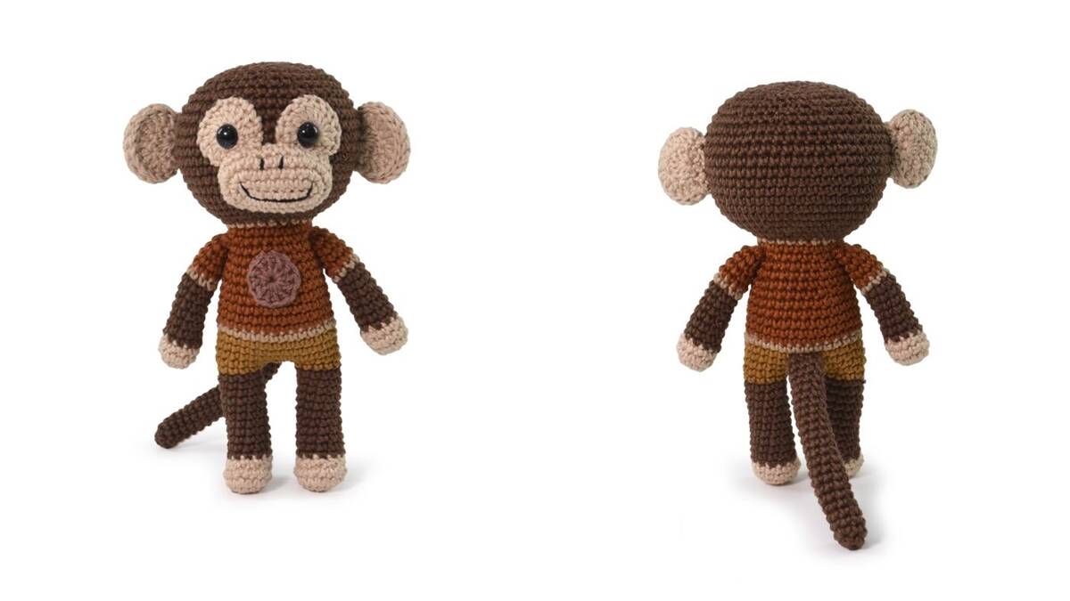Amigurumi do Macaco Mike: Aumente Sua Coleção de Fofuras!