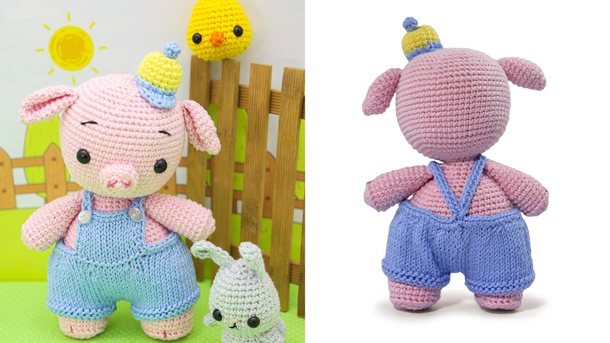 Amigurumi do Porquinho e Seus Amiguinhos: Um Presente Fofo!