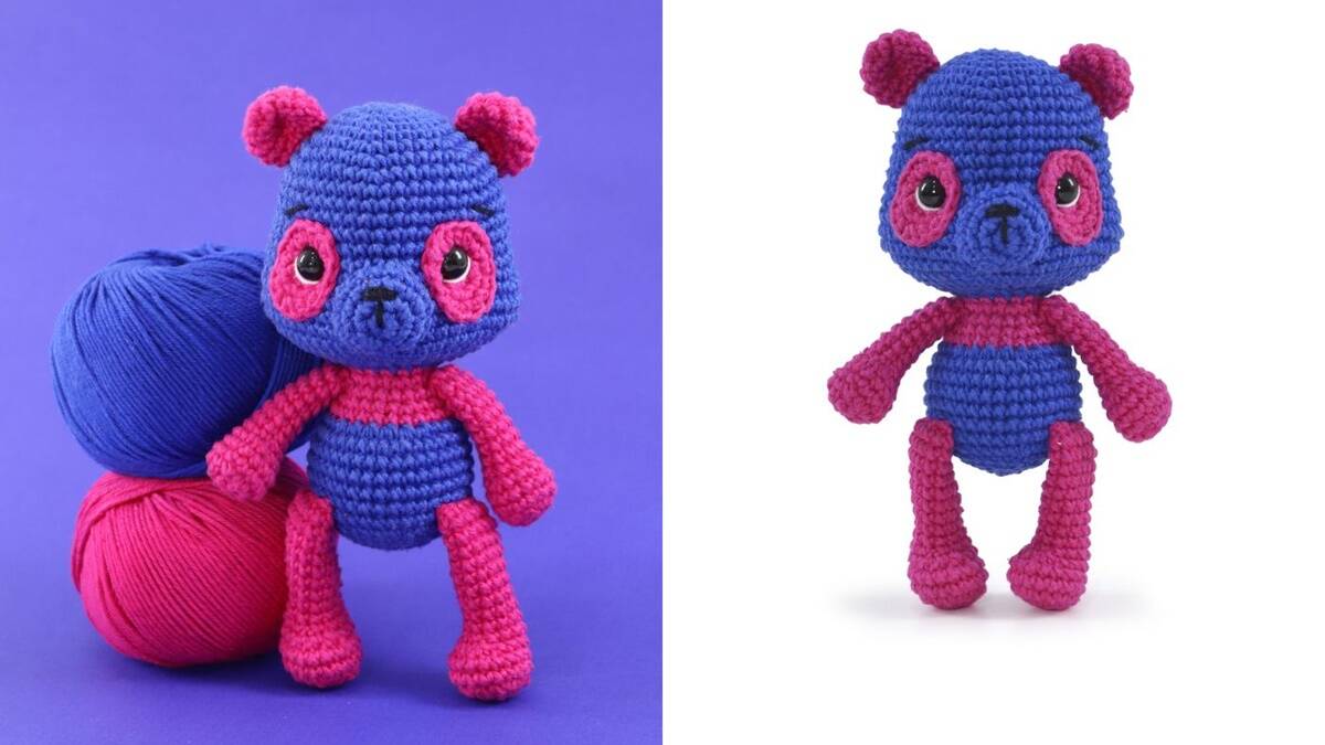 Amigurumi do Panda Color Block: Um Projeto Lindo e Especial!