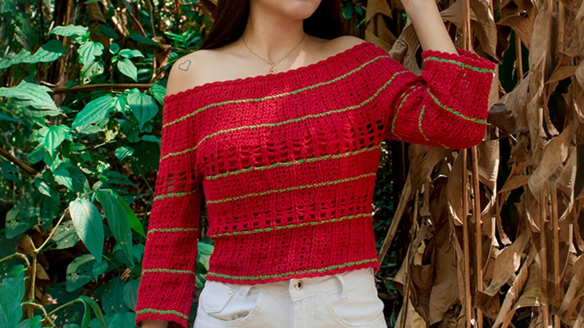 Blusa de Crochê Ombro a Ombro: Como Fazer a Sua?