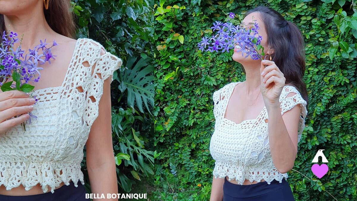 Blusa em Crochê Boho: Um Modelo Lindo e Charmoso!