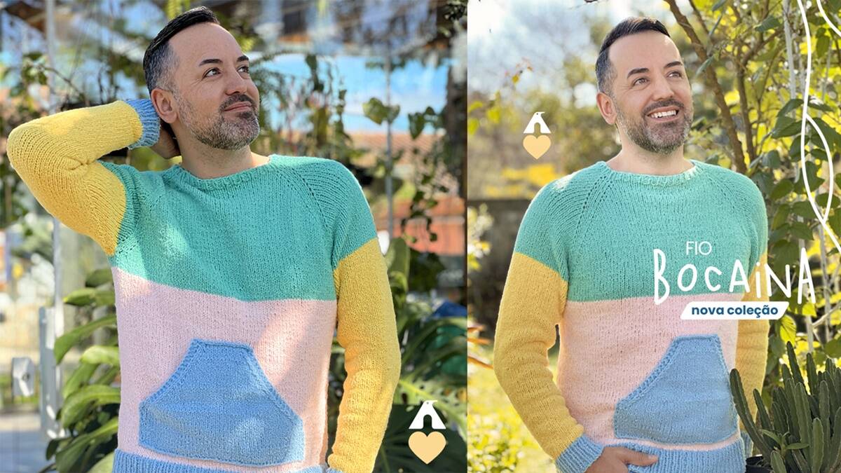 Blusa de Tricô Topdown: Uma Peça Linda e Diferente!