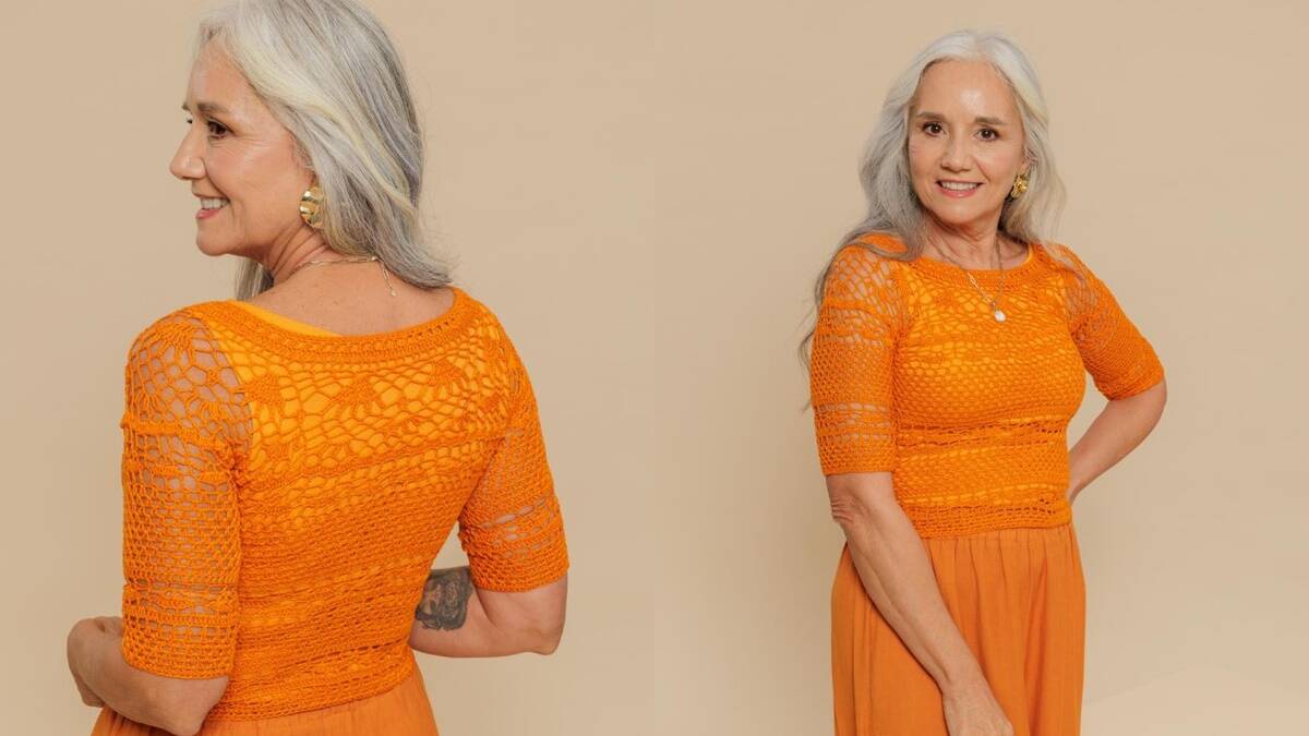 Blusa em Crochê Solstício: Um Modelo Lindo e Chamativo!