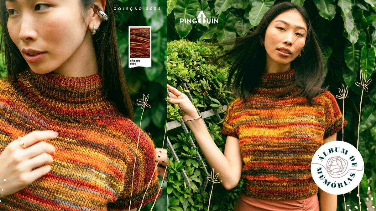 Blusa de Tricô Gola Alta: Um Modelo Elegante e Atemporal!