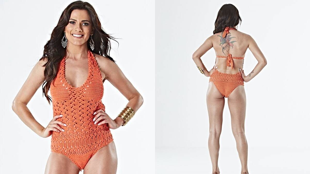 Body de Crochê Laranja: Use Essa Peça Linda Na Praia!