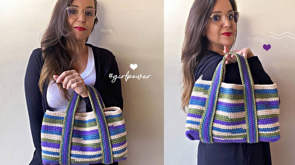 Bolsa de Crochê Alasca: Um Bolsa Linda para o Dia a Dia!