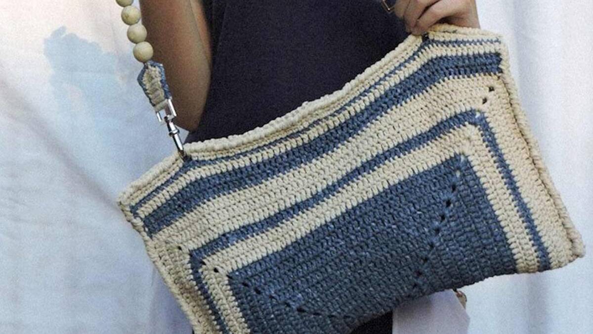 Bolsa de Crochê Quadrada: Uma Peça Linda e Única!