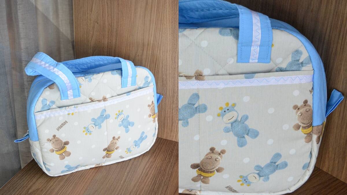 Bolsa para Bebê em Patchwork: Aprenda a Fazer a Sua!