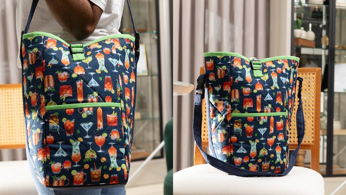 Bolsa Térmica em Patchwork:  O Projeto Perfeito para o Verão!