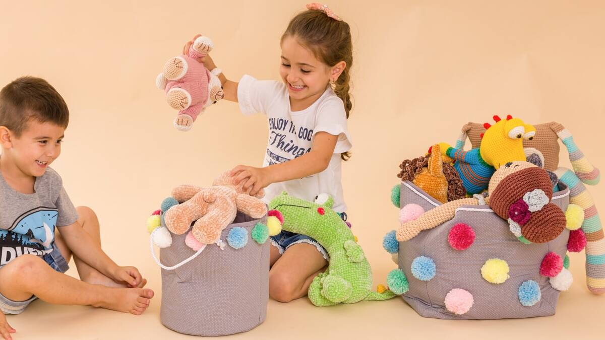 Cesto para Brinquedos em Patchwork: O Presente Perfeito!