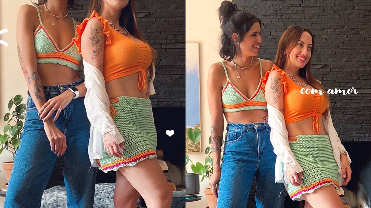 Conjunto de Crochê: Linda Saia e Top para o Verão!
