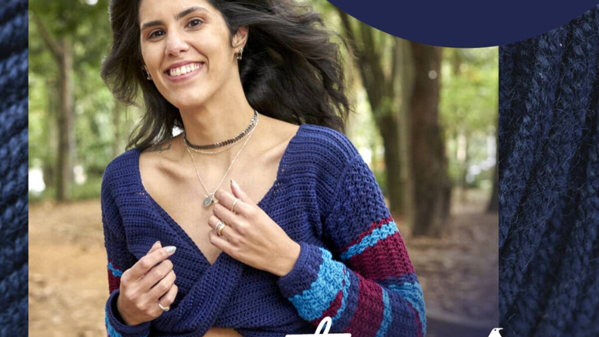 Cropped Envelope de Crochê: Elegância e Charme em Uma Peça!