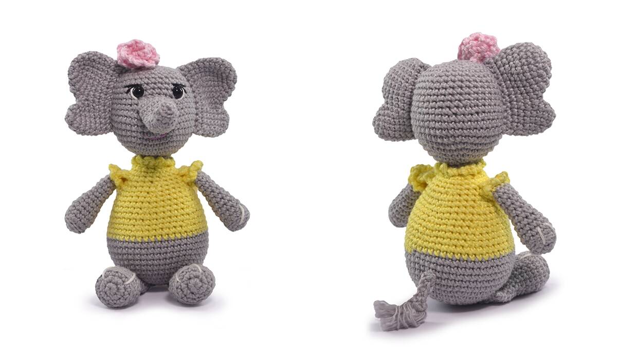 Elefantinha em Amigurumi: Aumente Sua Coleção de Fofuras!