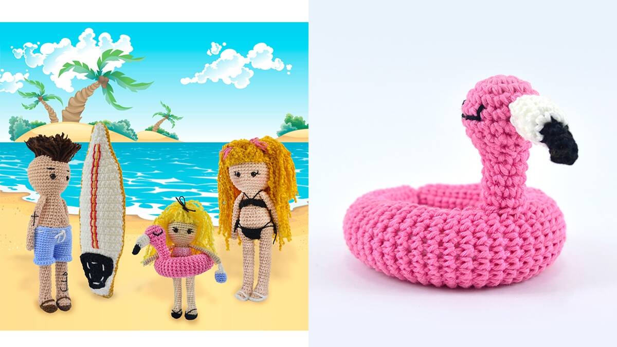 Amigurumi da Família Praia: Aprenda a Fazer esse Lindo Conjunto!