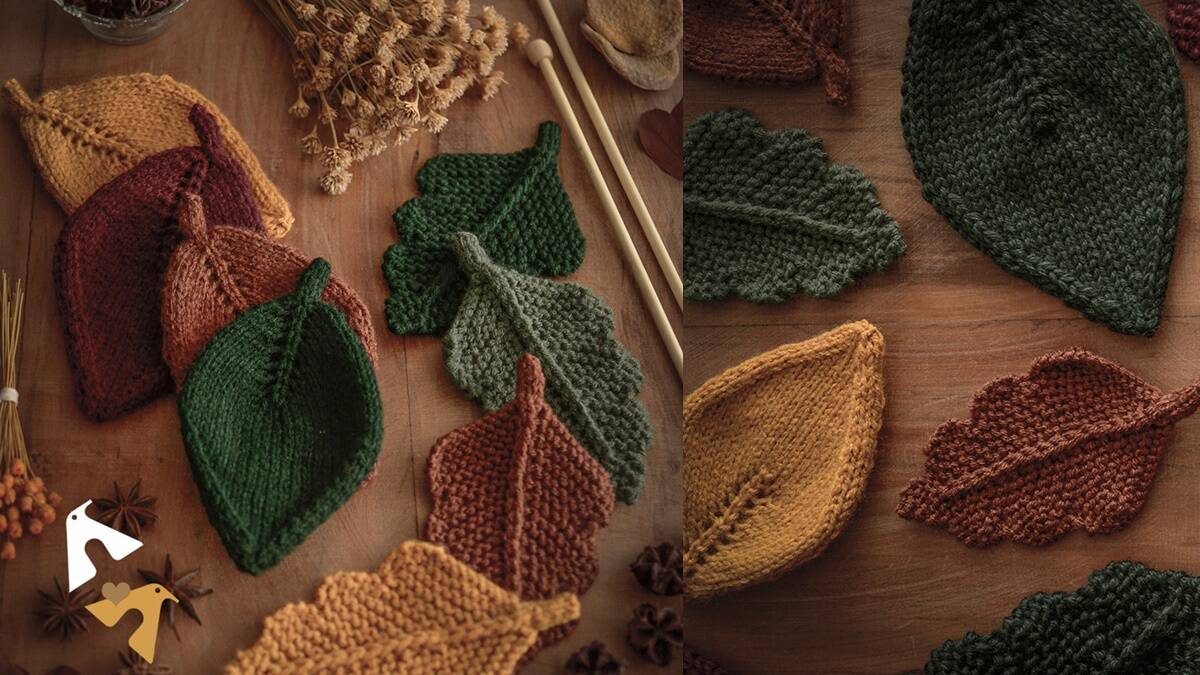 Folhas em Tricô: Um Projeto Divertido para Iniciantes!