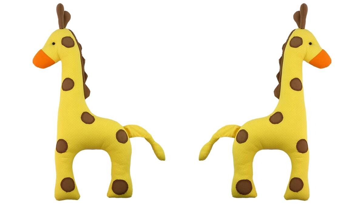 Patchwork de Girafa Tina: Um Boneco de Girafa Divertida!