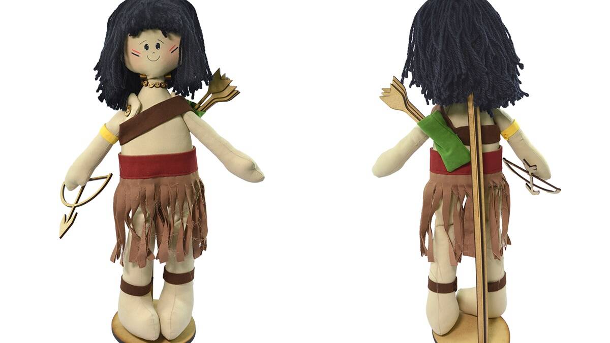 Patchwork do Índio Leo: Um Boneco Fofo para Decoração!